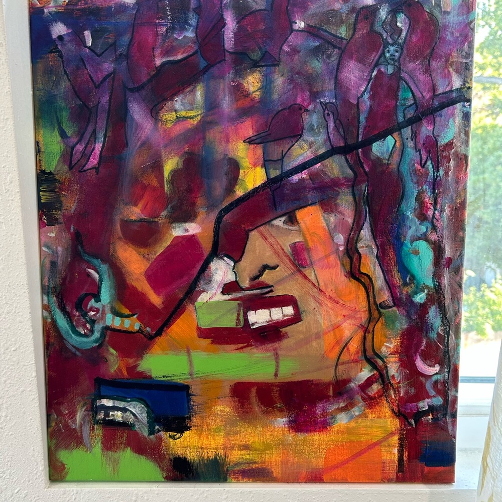 Abstract Acrylic Canvas Art - Picture 3 of 7